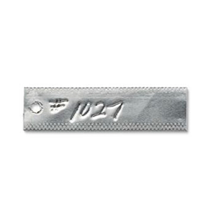 Aluminum Tags - Double Faced 1"x3" (pack of 50) *NO WIRES