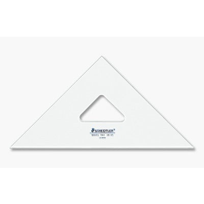 STAEDTLER 964 14-45 Set Square Clear 14" 45/90 - Deakin Industries