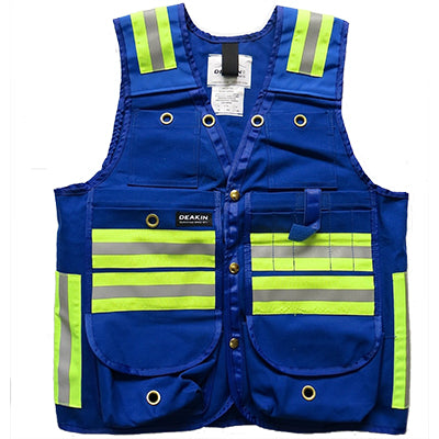 DEAKIN Cotton Canvas Reflective Cruiser Vest - Deakin Industries