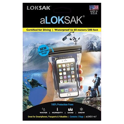 ALOKSAK 4" x 7" Waterproof Storage Bags 2/pk - Deakin Industries