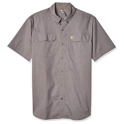CARHARTT 104258 Force® Relaxed Fit LW SS Button-Front Plaid Shirt - Deakin Industries