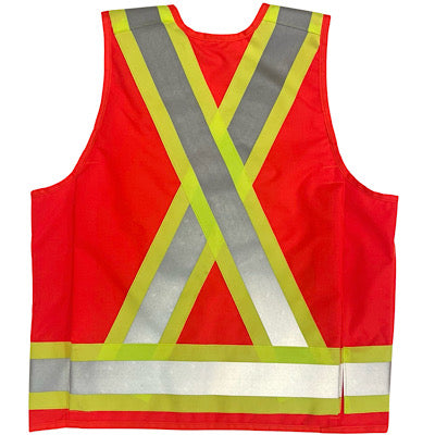 DEAKIN Nylon Cordura Cruiser Vest CSA Orange c/w Radio Pocket - Deakin Industries