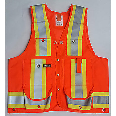 DEAKIN Nylon Cordura 4" Reflective Cruiser Vest - Deakin Industries