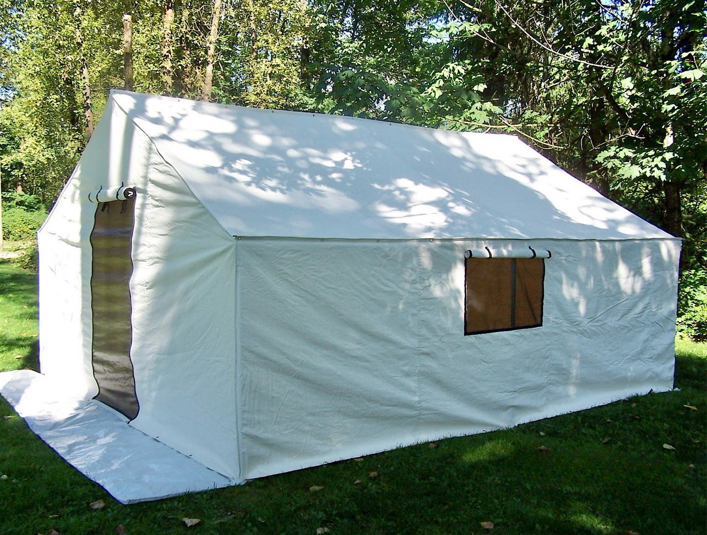 DEAKIN Canvas Wall Tent INSULATED 14' x 16' x 5' c/w carry bag