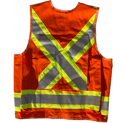 DEAKIN Cotton 4" Reflective Cruiser Vest c/w Radio Holster - Deakin Industries