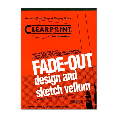 CLEARPRINT 1000H-10 Gridded Vellum 11x17" / 50 Sheet Pad - Deakin Industries