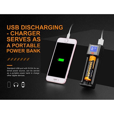 Fenix ARE-D1 Single Channel Smart Battery Charger - Deakin Industries