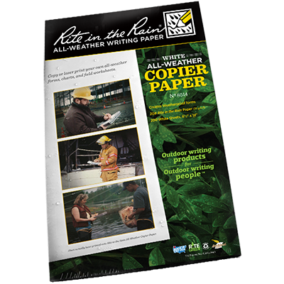RITE IN THE RAIN 8514 All-Weather Copier Paper (8.5x14") 200 Sheet Pack - Deakin Industries