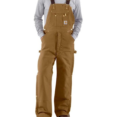 Carhartt R41 Quilt Lined Zip To Thigh Bib Overalls - Deakin Industries