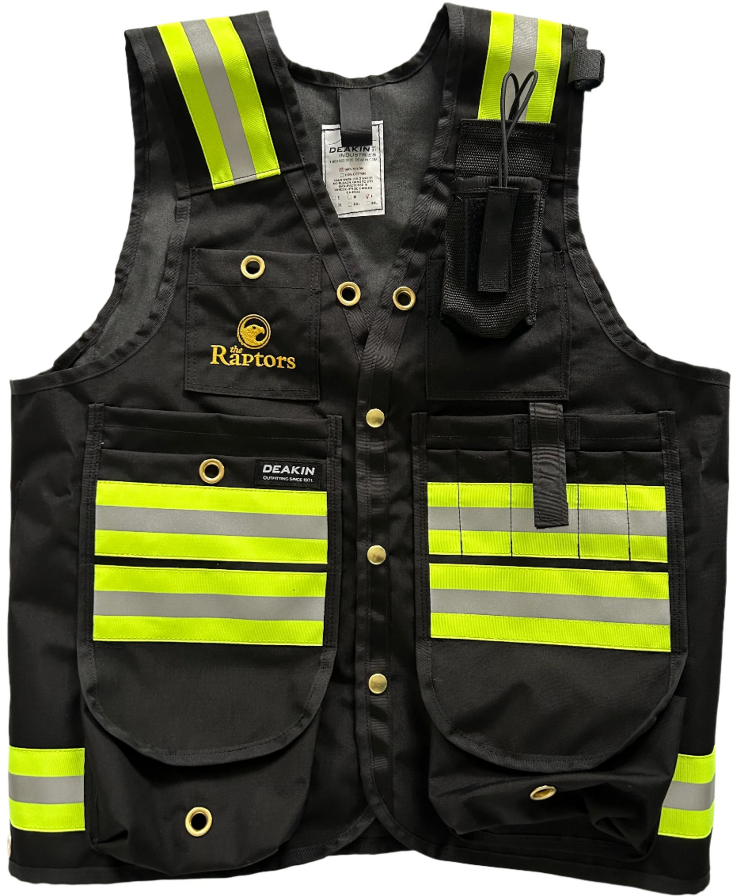 DEAKIN Nylon Cordura Reflective Cruiser Vest c/w Radio Pocket - Deakin Industries