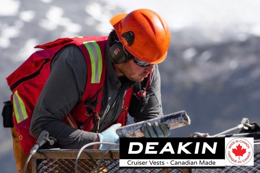 DEAKIN Nylon Cordura Reflective Cruiser Vest c/w Radio Pocket - Deakin Industries