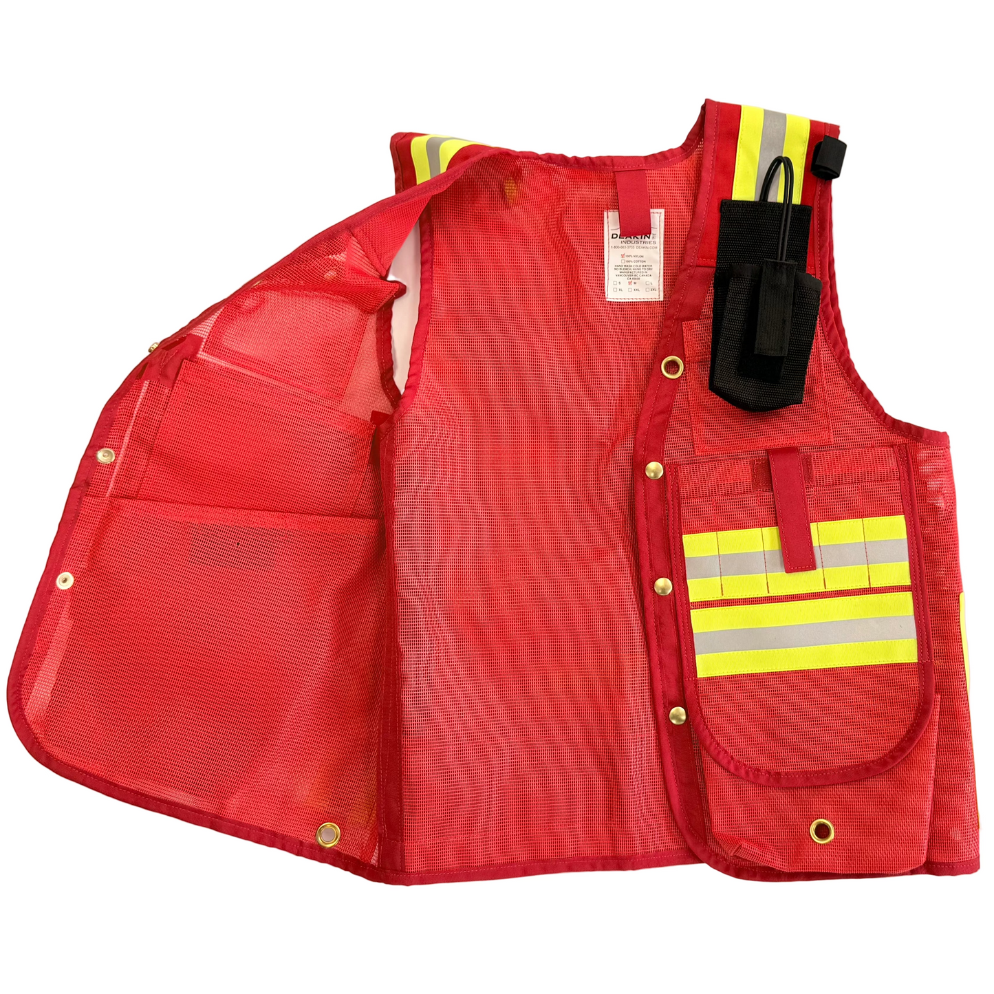 DEAKIN Mesh Reflective Cruiser Vest c/w Radio Pocket