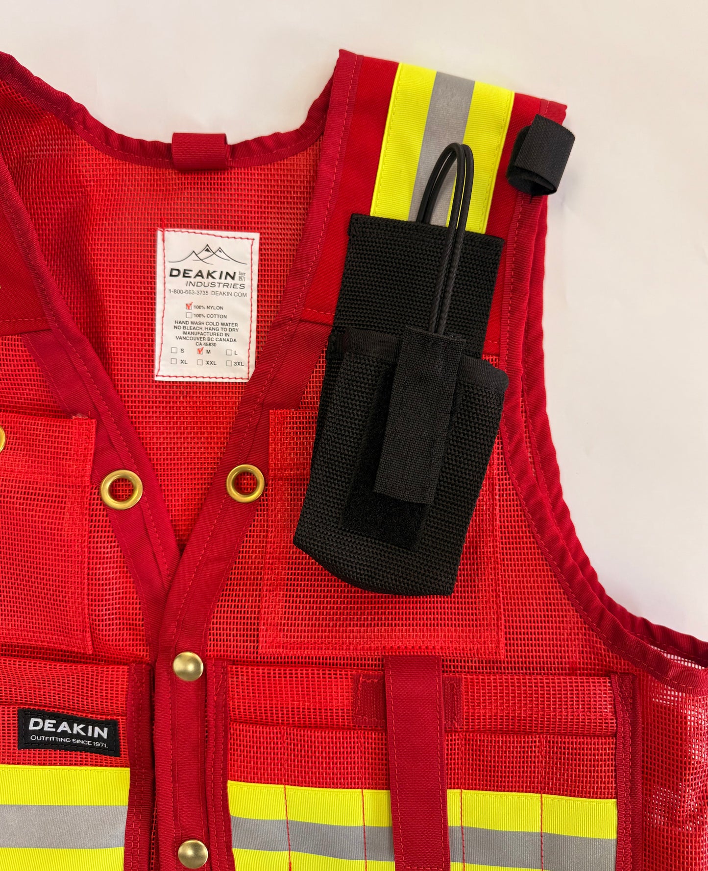 DEAKIN Mesh Reflective Cruiser Vest c/w Radio Pocket