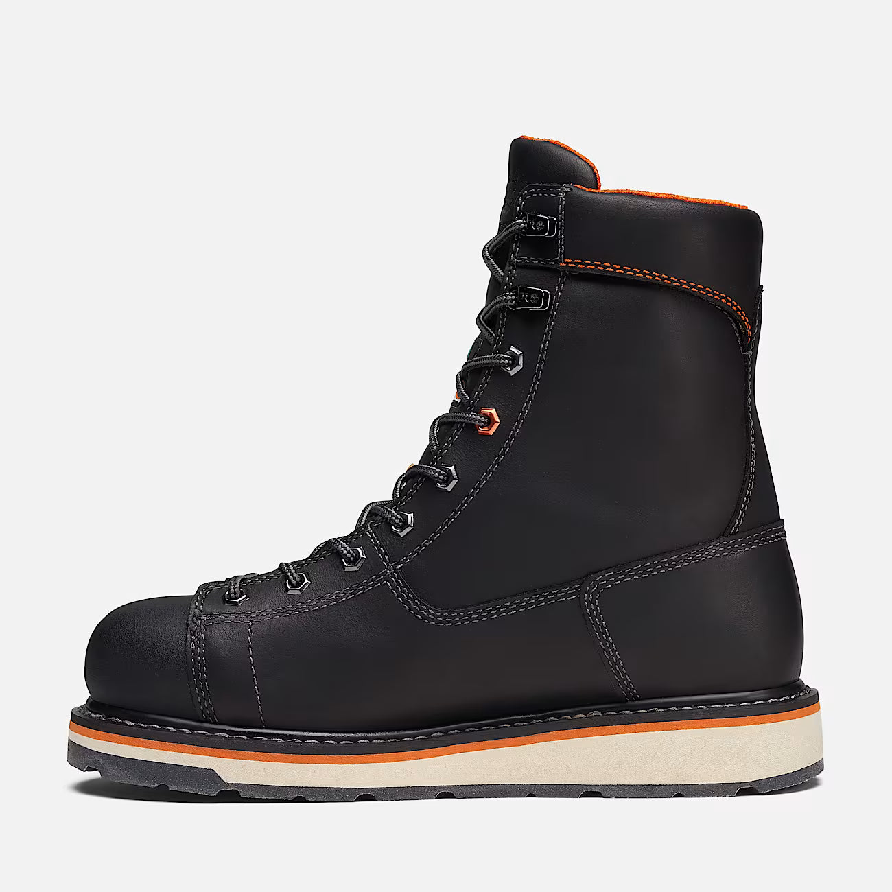 Timberland Gridworks 8" Alloy Toe Waterproof Work Boot Black