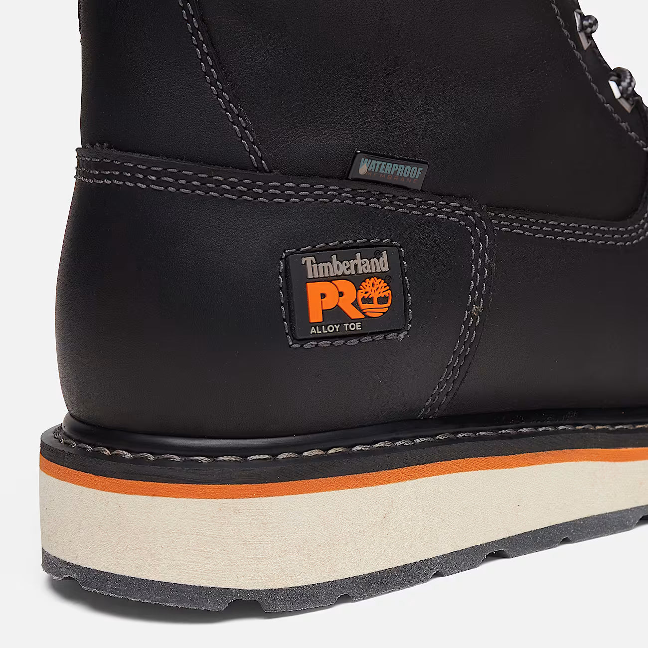 Timberland Gridworks 8" Alloy Toe Waterproof Work Boot Black