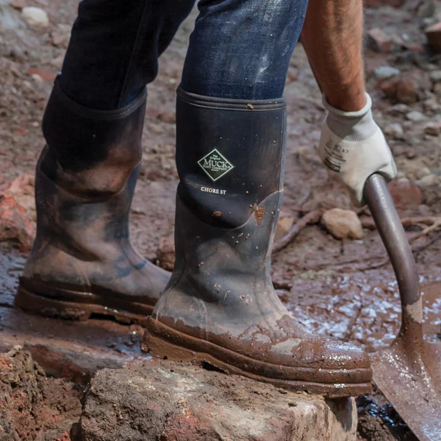 MUCK Chore Steel Toe Boots CSA Black