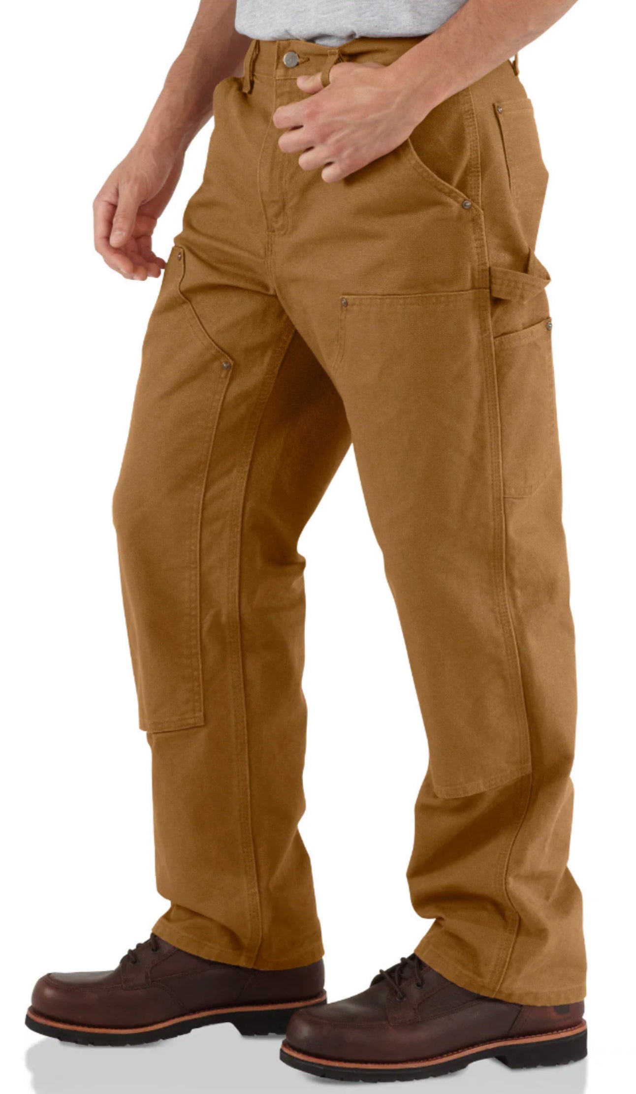 Carhartt B136 Double Front Work Dungaree/Washed Duck