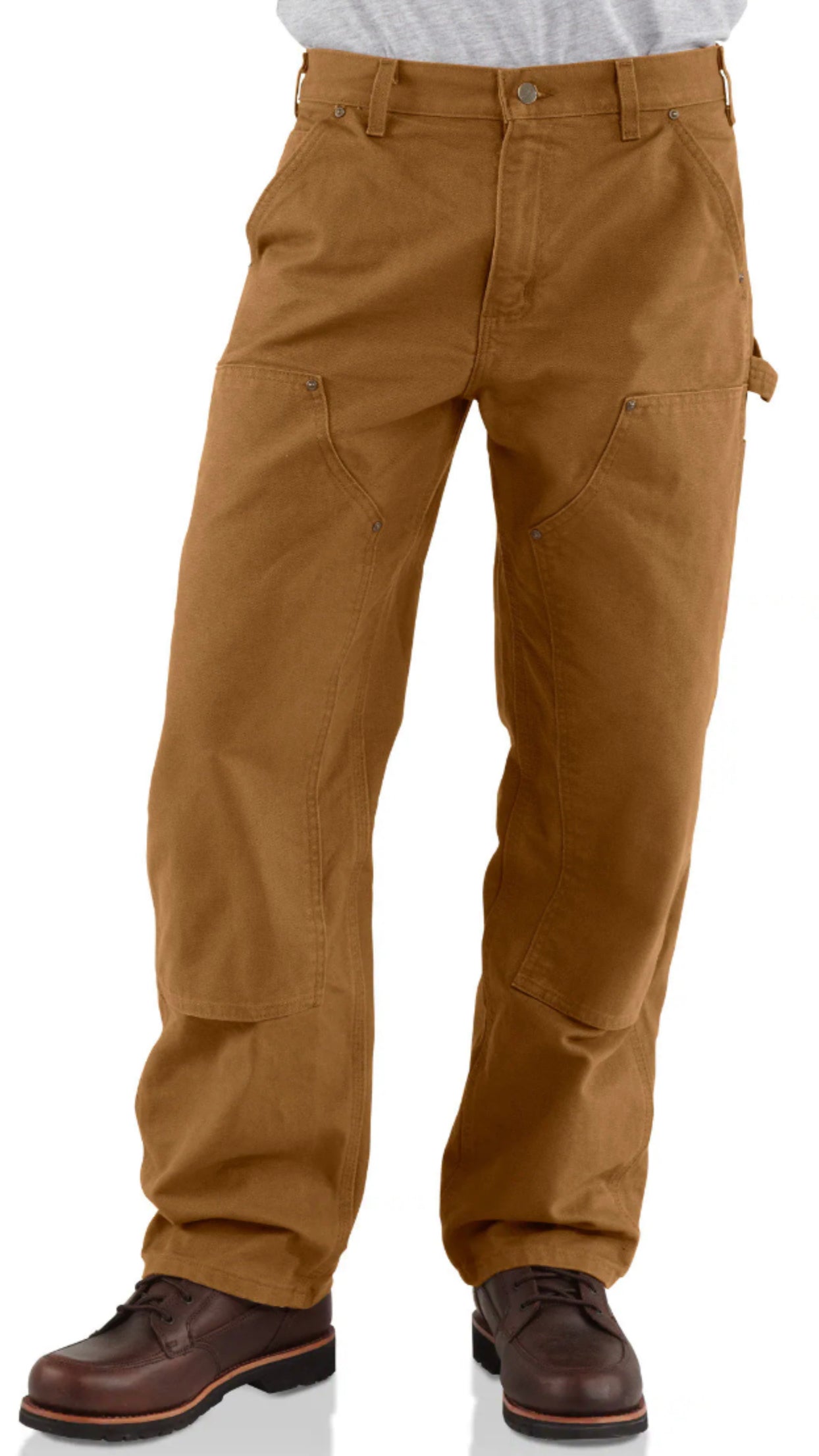 Carhartt B136 Double Front Work Dungaree/Washed Duck