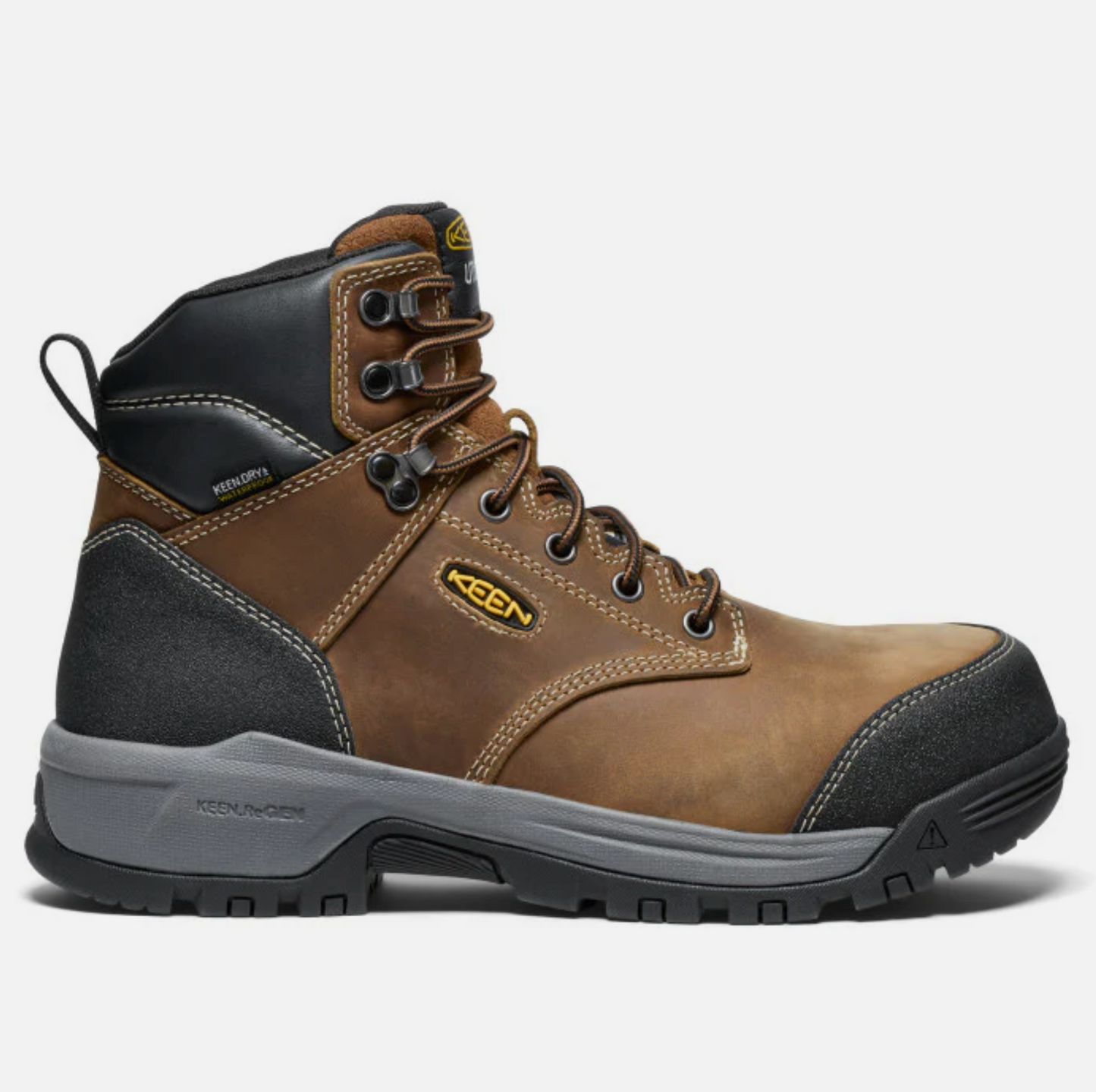 KEEN Men's CSA Evanston 6" Waterproof Boots (Carbon-Fiber Toe)