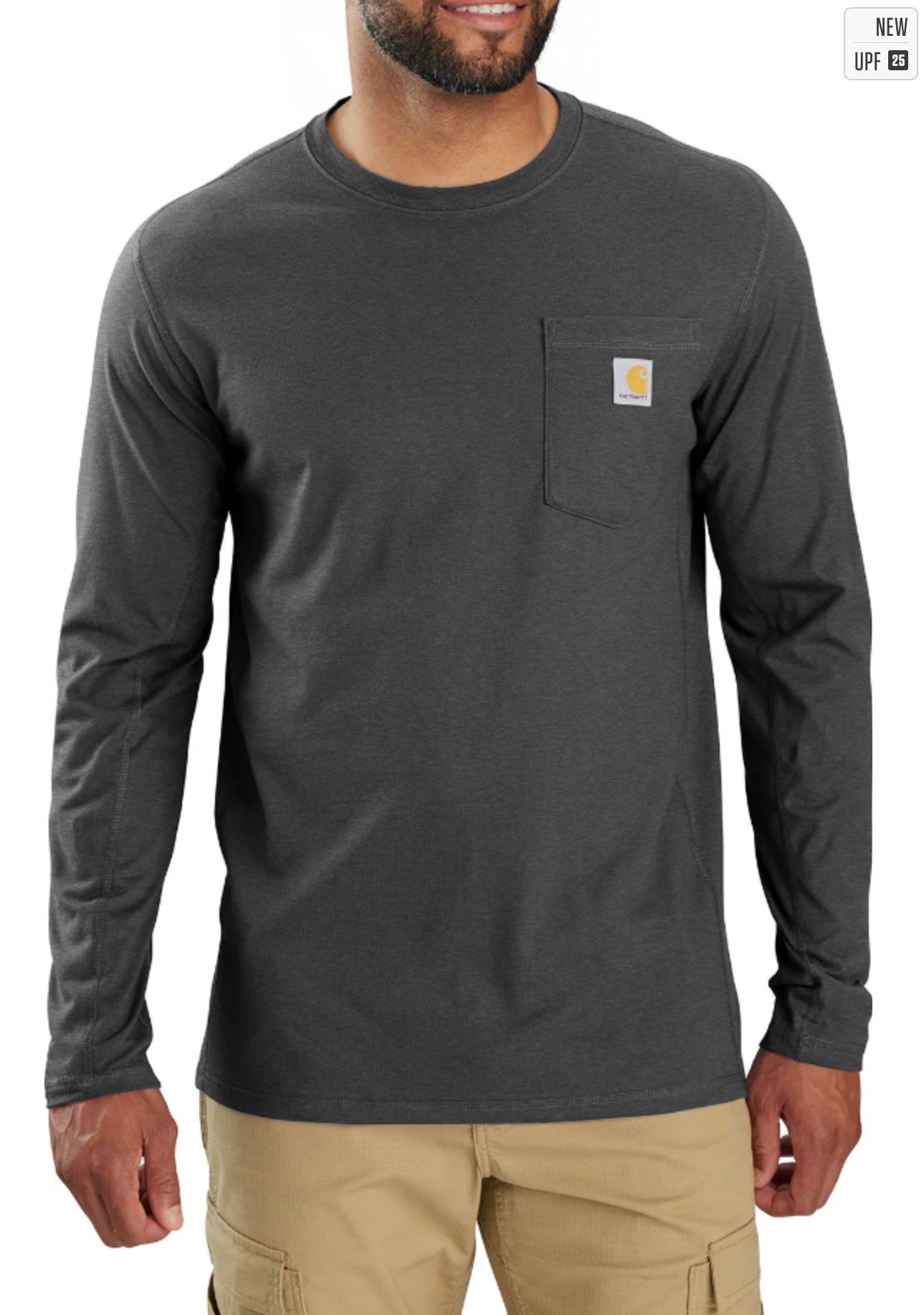 CARHARTT 104617 FORCE® RELAXED FIT MIDWEIGHT LS POCKET T-SHIRT