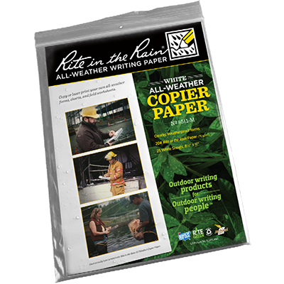 RITE IN THE RAIN All-Weather Copier Paper 8.5" x 11" 25 Sheet Pack - Deakin Industries
