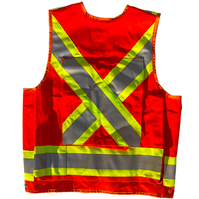 DEAKIN Cordura 4" Reflective Cruiser Vest c/w Radio Holster - Deakin Industries