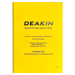 DEAKIN #2 6-Ring 3/4" Field Binder (BEST SELLER)