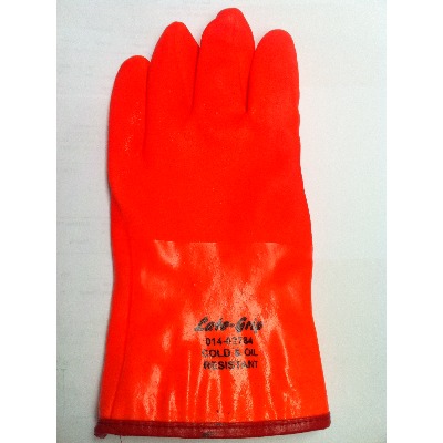  PVC Orange Insulated Gloves
