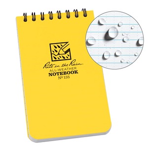 RITE IN THE RAIN 135 3x5 Pocket Notebook
