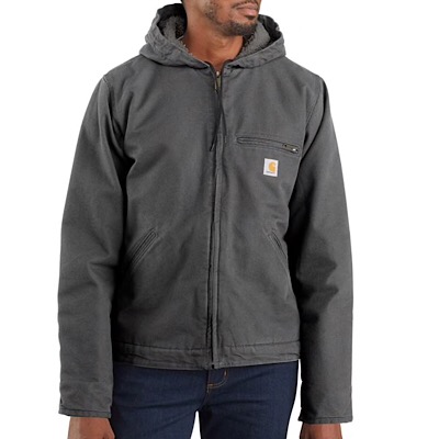 CARHARTT 104392 Washed Duck Sherpa Lined Jacket