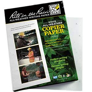 RITE IN THE RAIN 8511 All-Weather Copier Paper (8.5" x 11") 200 Sheet Pack