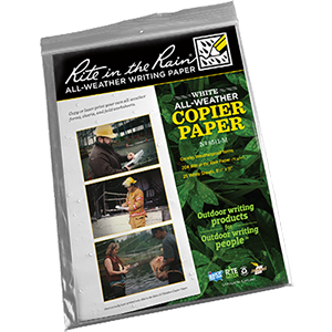 RITE IN THE RAIN All-Weather Copier Paper (8.5" x 11") 25 Sheet Pack