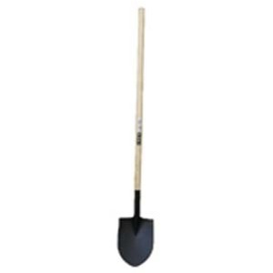 GH Shovel Round Point 48" Wood Long Handle