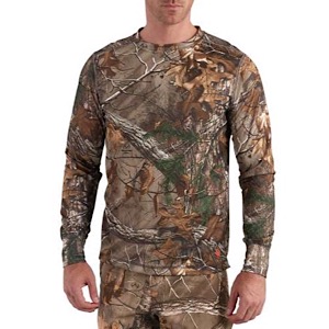 Carhartt 102222 Base Force Extremes® Cold Weather Camo Crewneck