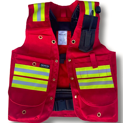 DEAKIN Nylon Cordura Pack Frame Cruiser Vest (RED)