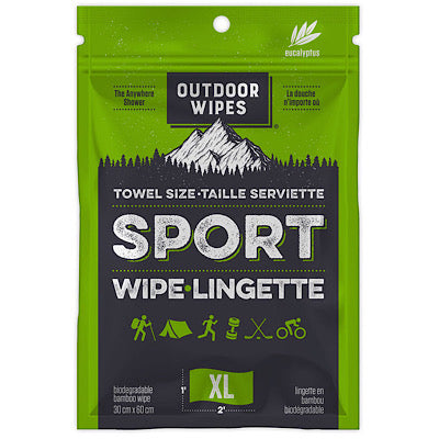Outdoor Wipes XL (30x60cm) Eucalyptus - Deakin Industries