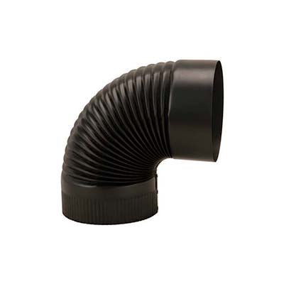 4" x 90 Degree Stove Pipe Elbow - Deakin Industries