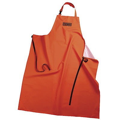 RANPRO Waterproof Apron PVC Coated Poly/Cotton Orange - Deakin Industries