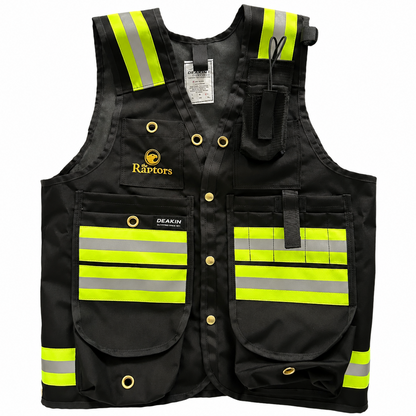 DEAKIN Nylon Cordura Reflective Cruiser Vest c/w Radio Pocket