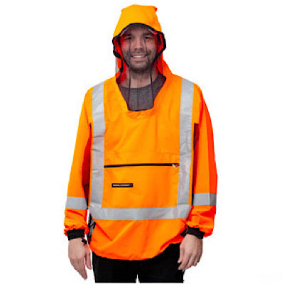 ウェア BEVIS The Original Hi-Vis Bug Shirt (Orange w/reflective tape) – Deakin