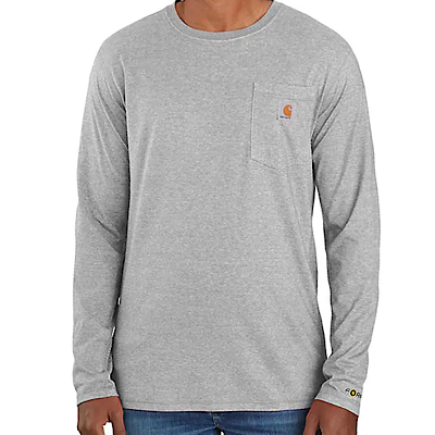 CARHARTT 104617 FORCE® RELAXED FIT MIDWEIGHT LS POCKET T-SHIRT - Deakin Industries
