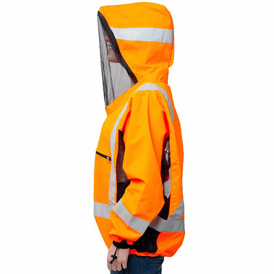 The Original Hi-Vis Bug Shirt (Orange w/reflective tape) - Deakin Industries