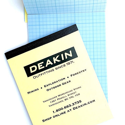 DEAKIN MYLAR 2mm Gridded Drafting Film 8.5” X 11” 50 sheets/pad - Deakin Industries