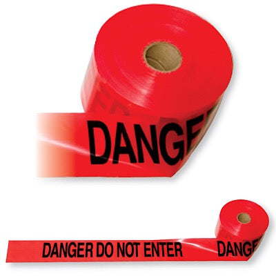 STONEBLAZE  DANGER DO NOT ENTER 3" x 1000' Red - Deakin Industries