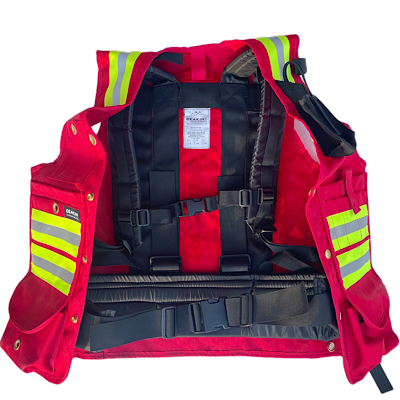 DEAKIN Nylon Cordura Pack Frame Cruiser Vest (RED) - Deakin Industries