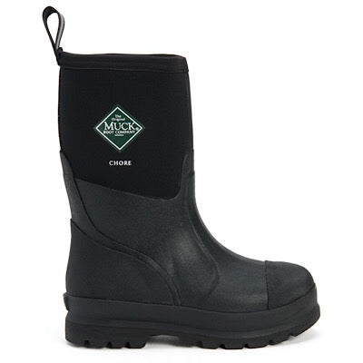 MUCK Chore Classic Mid Boots Black - Deakin Industries