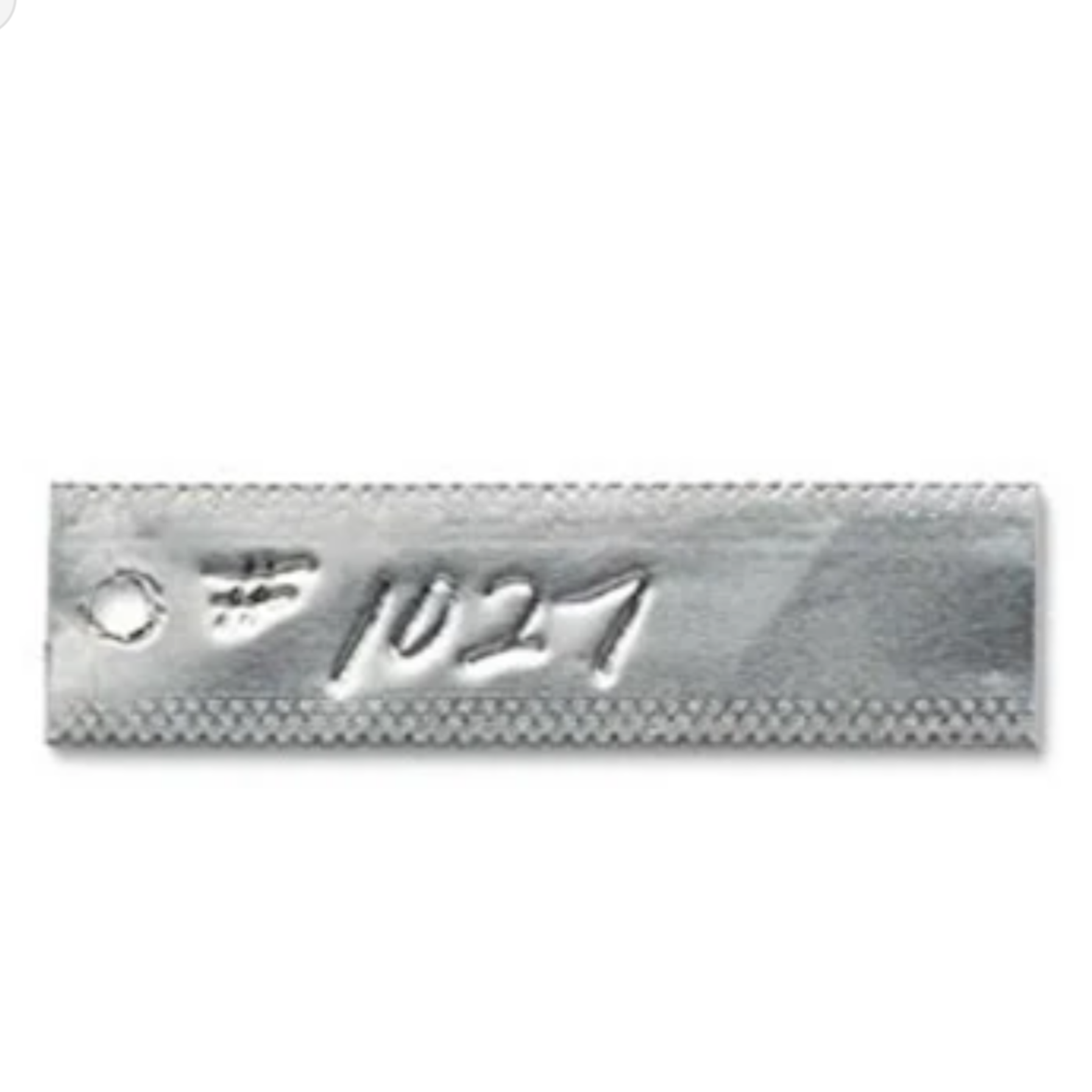 Aluminum Tags Double Faced 1" x 3" - WITHOUT WIRES (per 50 tags) - Deakin Industries