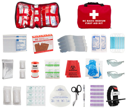 BC Basic First Aid Kit with Soft Case (Based on CSA Z1220 TYPE 2) - Deakin Industries