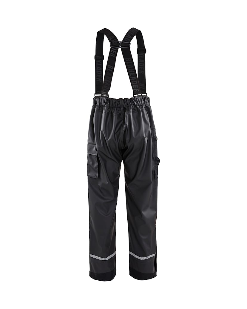 BLAKLADER 1387 Rain Pants with Reflective Details Black