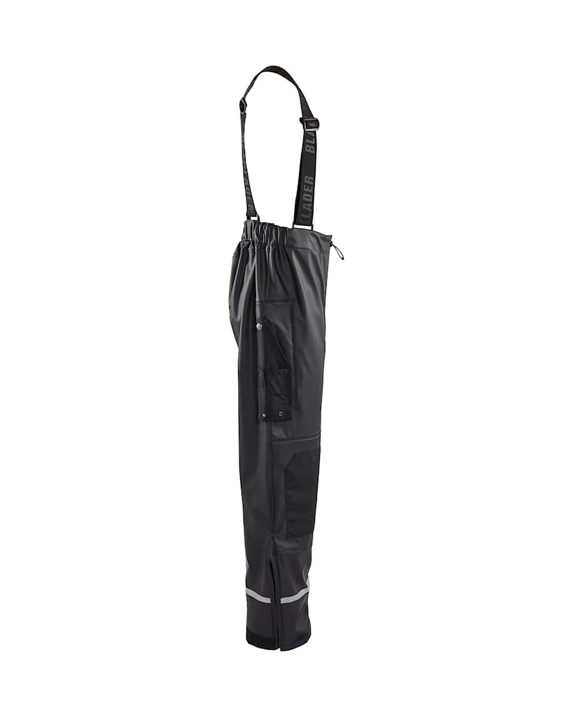 BLAKLADER 1387 Rain Pants with Reflective Details Black
